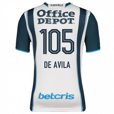 Kandiny Hombre Camiseta José De Ávila #105 Armada 1ª Equipación 2023/24 La Camisa Chile