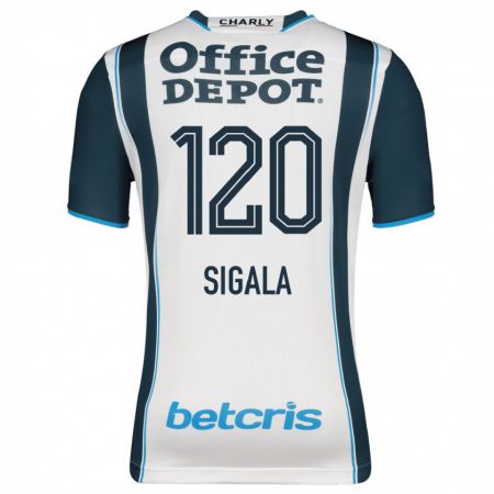Kandiny Hombre Camiseta Juan Sigala #120 Armada 1ª Equipación 2023/24 La Camisa Chile