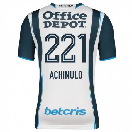 Kandiny Hombre Camiseta Princewill Achinulo #221 Armada 1ª Equipación 2023/24 La Camisa Chile