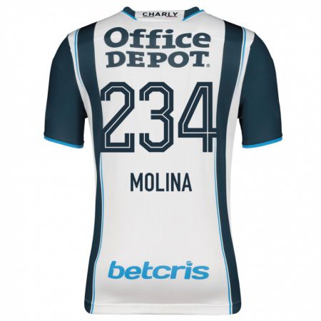 Kandiny Hombre Camiseta Yoshimar Molina #234 Armada 1ª Equipación 2023/24 La Camisa Chile