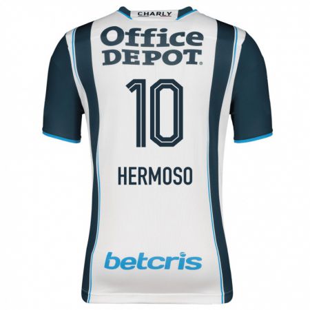 Kandiny Hombre Camiseta Jennifer Hermoso #10 Armada 1ª Equipación 2023/24 La Camisa Chile