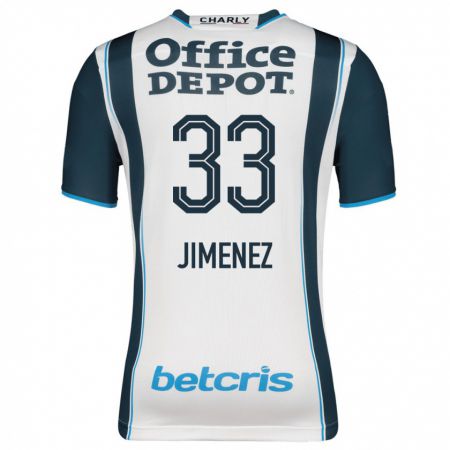 Kandiny Hombre Camiseta Stefani Jiménez #33 Armada 1ª Equipación 2023/24 La Camisa Chile
