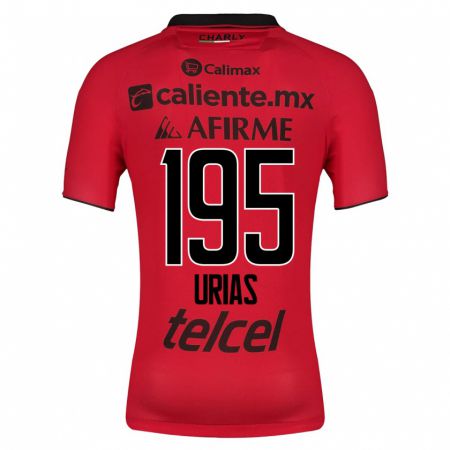 Kandiny Hombre Camiseta Héctor Urías #195 Rojo 1ª Equipación 2023/24 La Camisa Chile