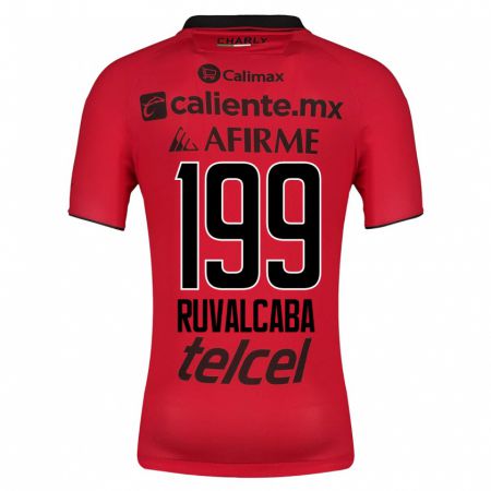 Kandiny Hombre Camiseta Ignacio Ruvalcaba #199 Rojo 1ª Equipación 2023/24 La Camisa Chile