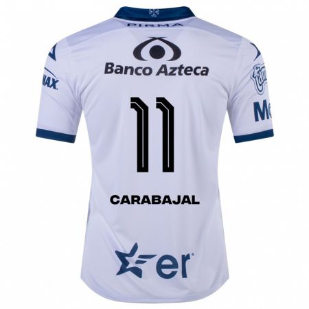 Kandiny Hombre Camiseta Gabriel Carabajal #11 Blanco 1ª Equipación 2023/24 La Camisa Chile