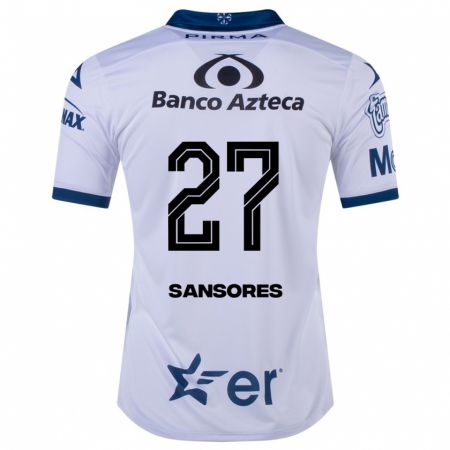 Kandiny Hombre Camiseta Miguel Sansores #27 Blanco 1ª Equipación 2023/24 La Camisa Chile