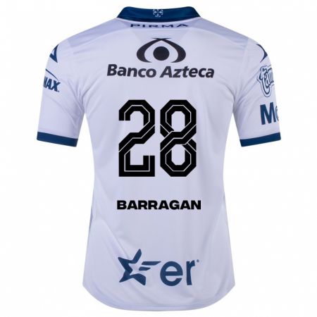 Kandiny Hombre Camiseta Martín Barragán #28 Blanco 1ª Equipación 2023/24 La Camisa Chile