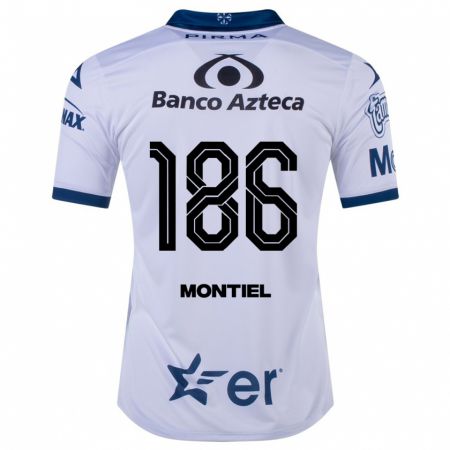 Kandiny Hombre Camiseta Santiago Montiel #186 Blanco 1ª Equipación 2023/24 La Camisa Chile
