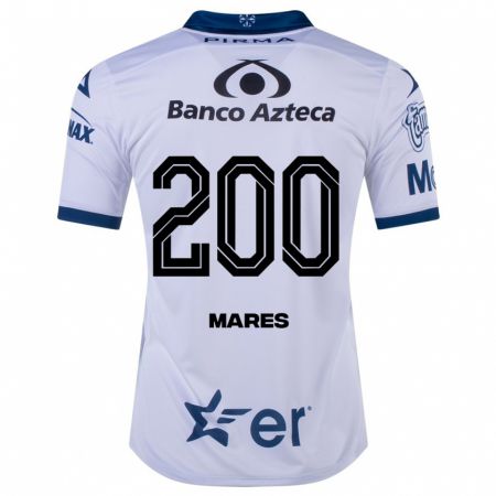 Kandiny Hombre Camiseta Cristian Mares #200 Blanco 1ª Equipación 2023/24 La Camisa Chile