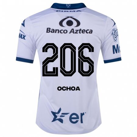 Kandiny Hombre Camiseta Barúc Ochoa #206 Blanco 1ª Equipación 2023/24 La Camisa Chile
