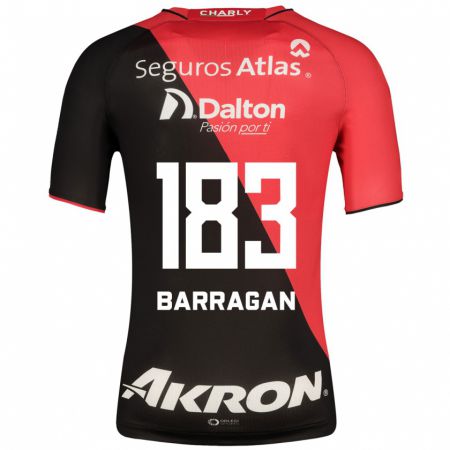 Kandiny Hombre Camiseta Roberto Barragán #183 Negro 1ª Equipación 2023/24 La Camisa Chile