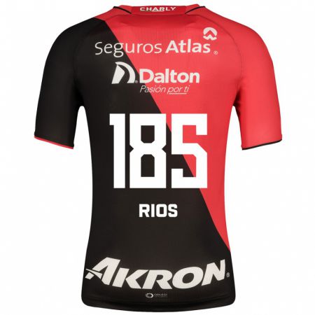 Kandiny Hombre Camiseta Víctor Ríos #185 Negro 1ª Equipación 2023/24 La Camisa Chile