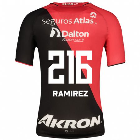Kandiny Hombre Camiseta Paulo Ramírez #216 Negro 1ª Equipación 2023/24 La Camisa Chile