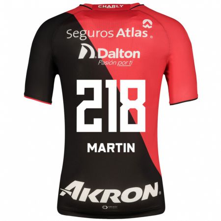 Kandiny Hombre Camiseta Jorge San Martín #218 Negro 1ª Equipación 2023/24 La Camisa Chile