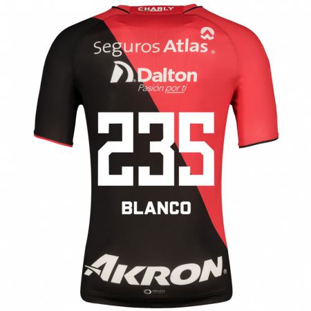 Kandiny Hombre Camiseta Luis Blanco #235 Negro 1ª Equipación 2023/24 La Camisa Chile