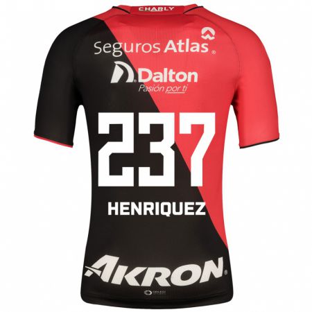 Kandiny Hombre Camiseta Carlos Henríquez #237 Negro 1ª Equipación 2023/24 La Camisa Chile