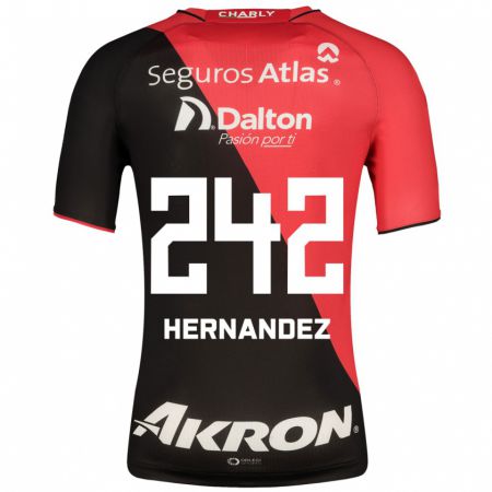 Kandiny Hombre Camiseta Miguel Hernández #242 Negro 1ª Equipación 2023/24 La Camisa Chile