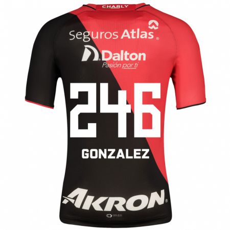 Kandiny Hombre Camiseta Juan González #246 Negro 1ª Equipación 2023/24 La Camisa Chile