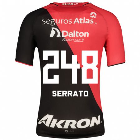 Kandiny Hombre Camiseta Jesús Serrato #248 Negro 1ª Equipación 2023/24 La Camisa Chile