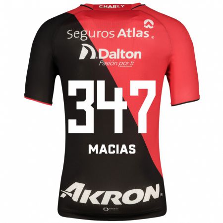 Kandiny Hombre Camiseta Ángel Macías #347 Negro 1ª Equipación 2023/24 La Camisa Chile