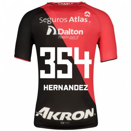 Kandiny Hombre Camiseta Daniel Hernández #354 Negro 1ª Equipación 2023/24 La Camisa Chile