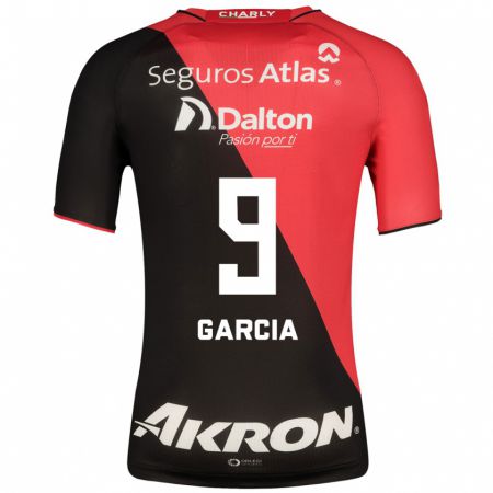 Kandiny Hombre Camiseta Marcia García #9 Negro 1ª Equipación 2023/24 La Camisa Chile