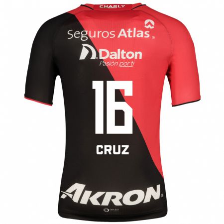 Kandiny Hombre Camiseta Daniela Cruz #16 Negro 1ª Equipación 2023/24 La Camisa Chile