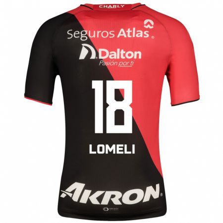 Kandiny Hombre Camiseta Alejandra Lomelí #18 Negro 1ª Equipación 2023/24 La Camisa Chile