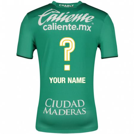 Kandiny Hombre Camiseta Su Nombre #0 Verde 1ª Equipación 2023/24 La Camisa Chile