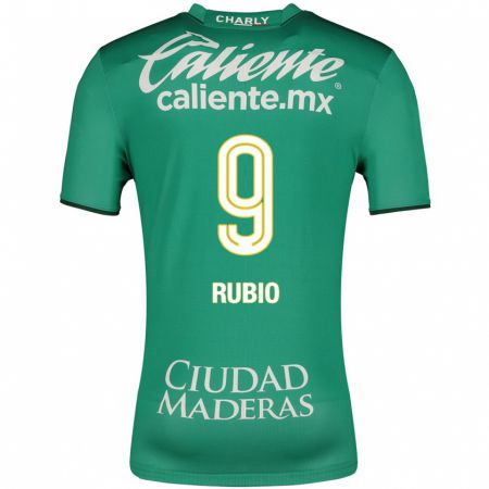 Kandiny Hombre Camiseta Brian Rubio #9 Verde 1ª Equipación 2023/24 La Camisa Chile