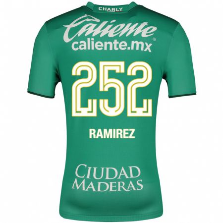 Kandiny Hombre Camiseta Luis Ramírez #252 Verde 1ª Equipación 2023/24 La Camisa Chile