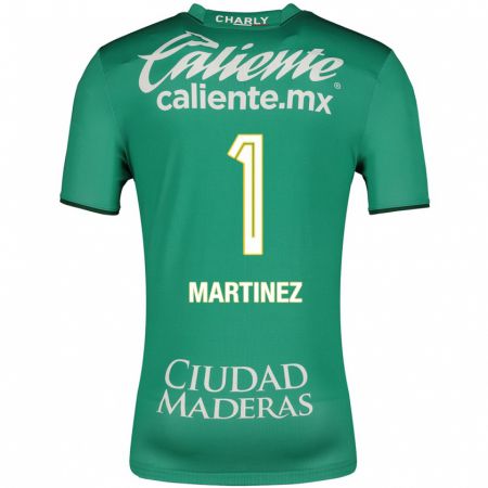 Kandiny Hombre Camiseta Angeles Martínez #1 Verde 1ª Equipación 2023/24 La Camisa Chile