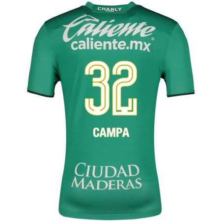 Kandiny Hombre Camiseta Ana Campa #32 Verde 1ª Equipación 2023/24 La Camisa Chile