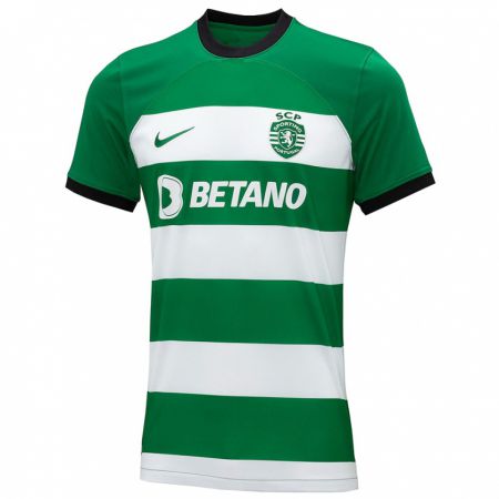 Kandiny Hombre Camiseta Morten Hjulmand #42 Verde 1ª Equipación 2023/24 La Camisa Chile