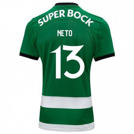Kandiny Hombre Camiseta Luís Neto #13 Verde 1ª Equipación 2023/24 La Camisa Chile