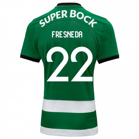Kandiny Hombre Camiseta Iván Fresneda #22 Verde 1ª Equipación 2023/24 La Camisa Chile