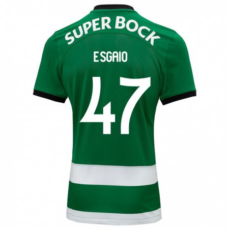 Kandiny Hombre Camiseta Ricardo Esgaio #47 Verde 1ª Equipación 2023/24 La Camisa Chile