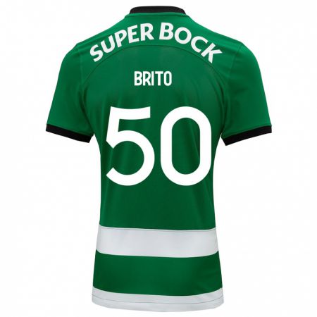 Kandiny Hombre Camiseta Alexandre Brito #50 Verde 1ª Equipación 2023/24 La Camisa Chile