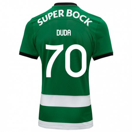 Kandiny Hombre Camiseta Dudá #70 Verde 1ª Equipación 2023/24 La Camisa Chile