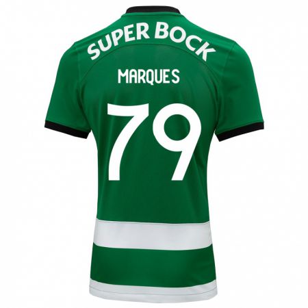 Kandiny Hombre Camiseta Rodrigo Marquês #79 Verde 1ª Equipación 2023/24 La Camisa Chile