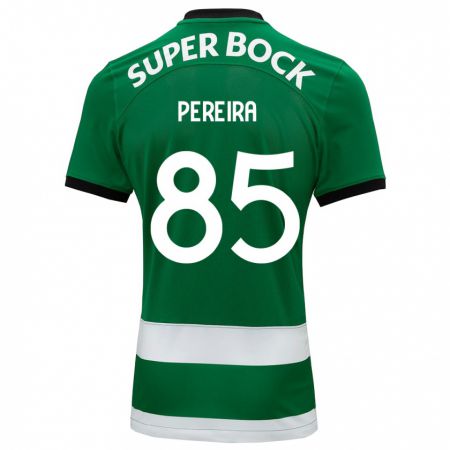 Kandiny Hombre Camiseta João Pereira #85 Verde 1ª Equipación 2023/24 La Camisa Chile
