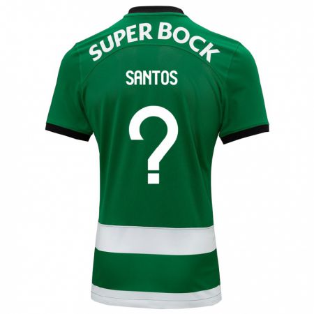 Kandiny Hombre Camiseta Guilherme Santos #0 Verde 1ª Equipación 2023/24 La Camisa Chile