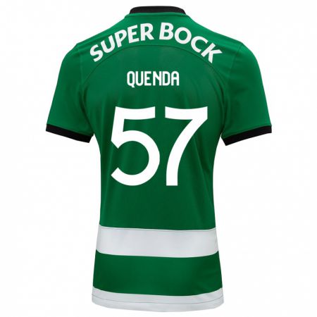 Kandiny Hombre Camiseta Geovany Quenda #57 Verde 1ª Equipación 2023/24 La Camisa Chile