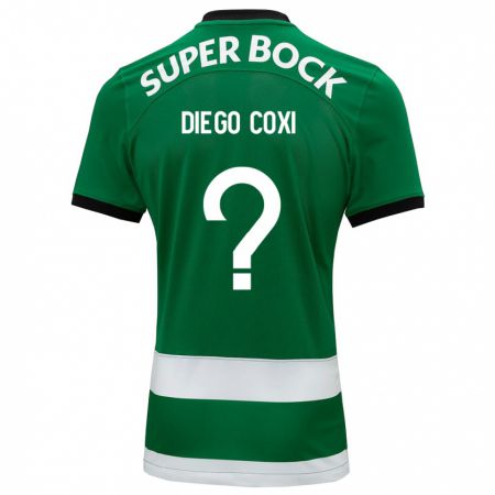 Kandiny Hombre Camiseta Diego Coxi #0 Verde 1ª Equipación 2023/24 La Camisa Chile