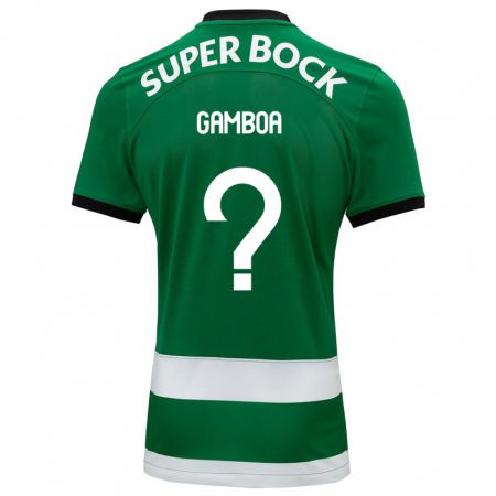 Kandiny Hombre Camiseta Sandro Gamboa #0 Verde 1ª Equipación 2023/24 La Camisa Chile