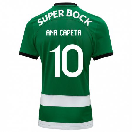 Kandiny Hombre Camiseta Ana Capeta #10 Verde 1ª Equipación 2023/24 La Camisa Chile
