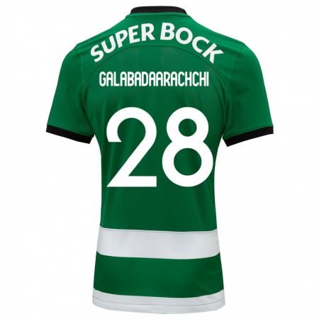 Kandiny Hombre Camiseta Jacinta Galabadaarachchi #28 Verde 1ª Equipación 2023/24 La Camisa Chile