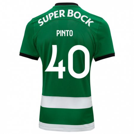 Kandiny Hombre Camiseta Rita Pinto De Almeida #40 Verde 1ª Equipación 2023/24 La Camisa Chile