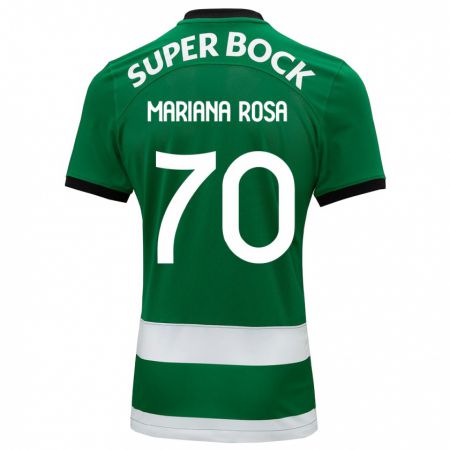 Kandiny Hombre Camiseta Mariana Silva Pinto Vilaça Da Rosa #70 Verde 1ª Equipación 2023/24 La Camisa Chile