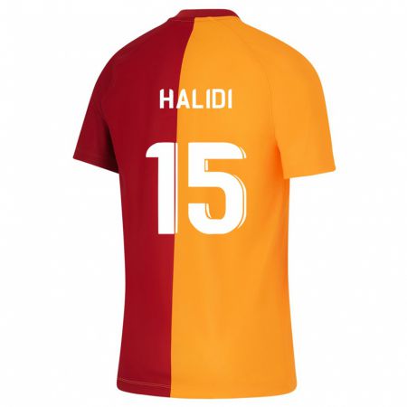 Kandiny Hombre Camiseta Isa Halidi #15 Naranja 1ª Equipación 2023/24 La Camisa Chile